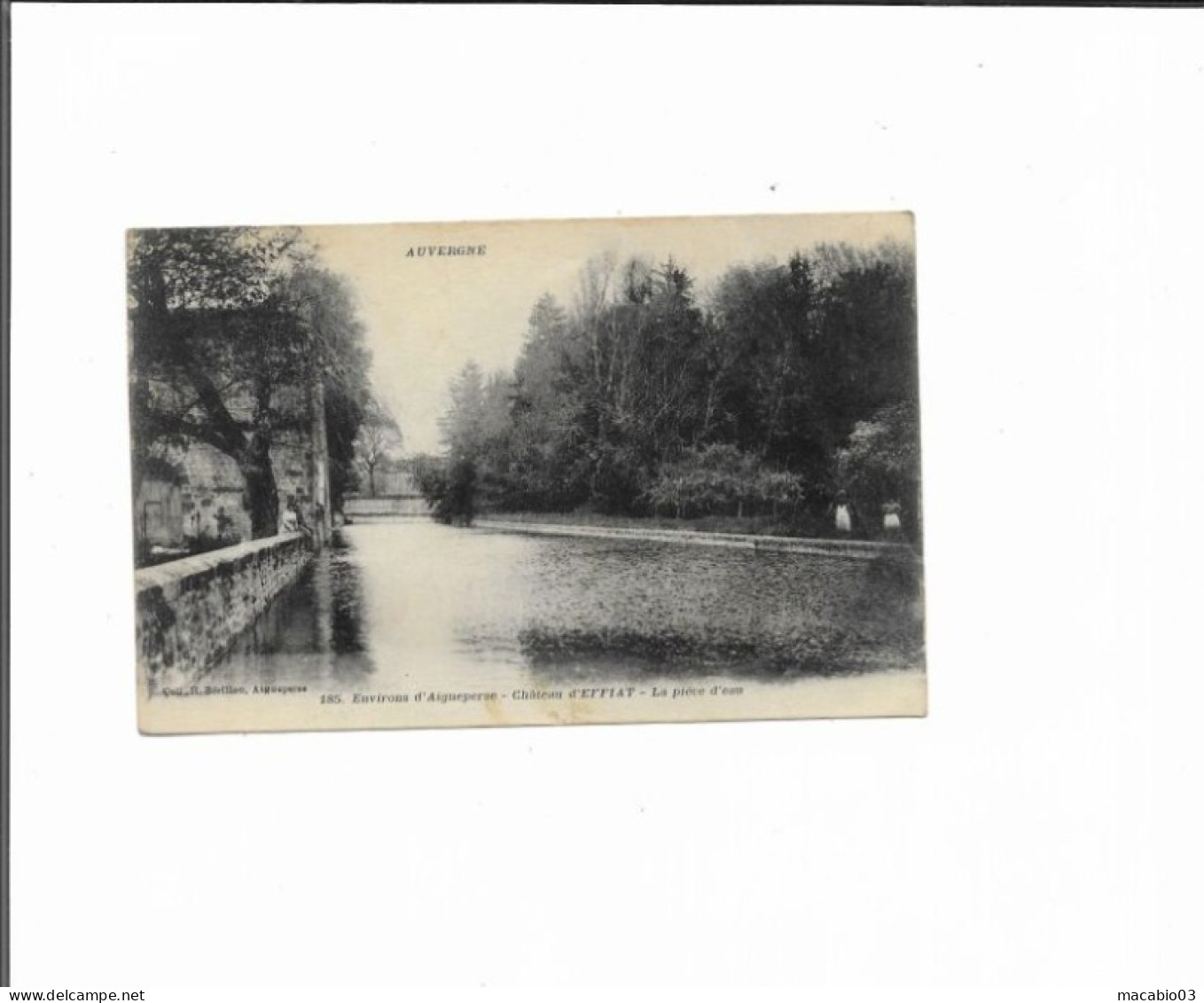 63  Puy De Dôme  :  Environs D'Aigueperse  Château D'Effiat   La Pièce D'eau    Réf  10242 - Aigueperse