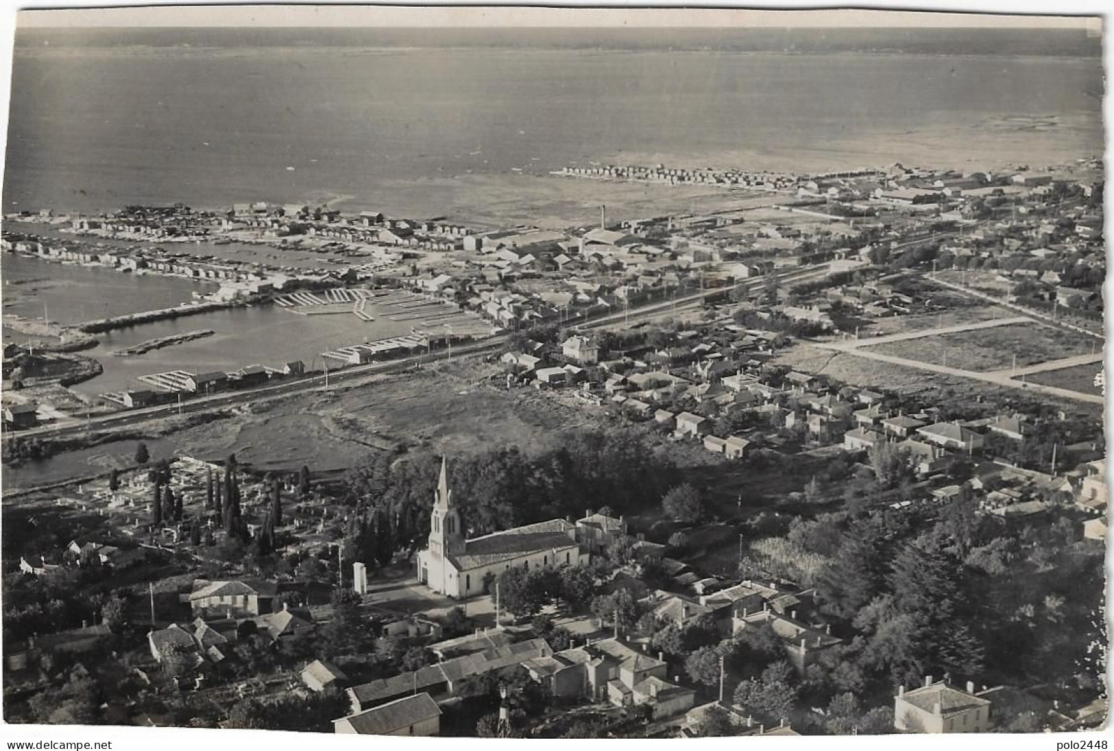 CPSM - Gujan Mestras - Vue Aérienne - Gujan-Mestras