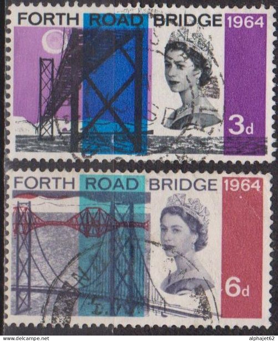 Ouvrage D'art - GRANDE BRETAGNE - Pont Routier Sur Le Forth - N° 395-396 - 1964 - Gebraucht