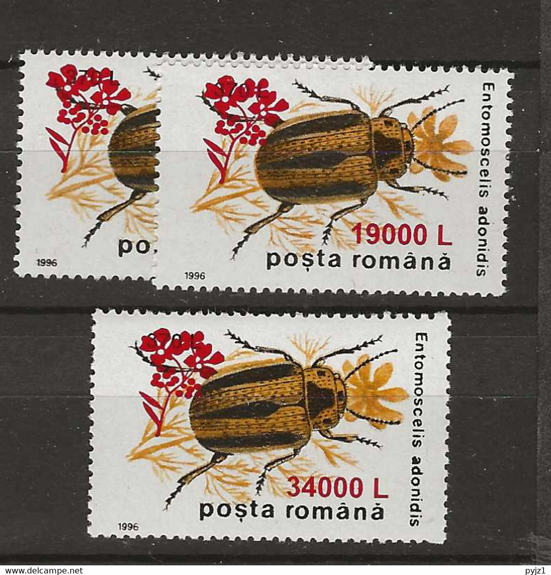 2000 MNH Romania 5496-98 Postfris** - Neufs