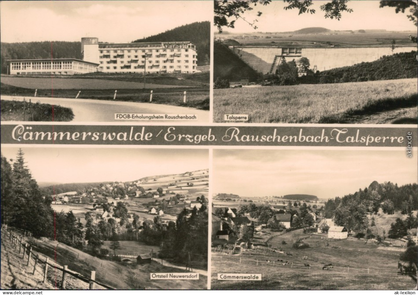 Cämmerswalde-Neuhausen Erzgebirge Erholungsheim, Talsperre, OT Neuwersdorf 1969 - Neuhausen (Erzgeb.)