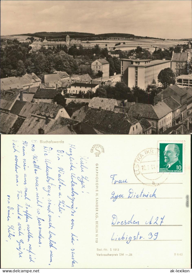 Ansichtskarte Bischofswerda Blick Auf Die Stadt 1963 - Bischofswerda