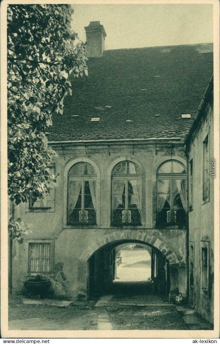 Weesenstein (Müglitz) Innerer Schloßhof Vom Schloss Weesenstein 1924 - Weesenstein A. D. Müglitz