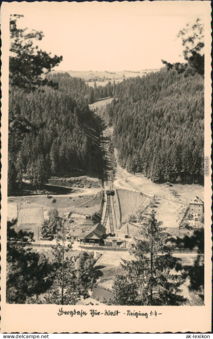 Lichtenhain&#47;Bergbahn-Oberweißbach Oberweißbacher Bergbahn 1963 - Lichtenhain