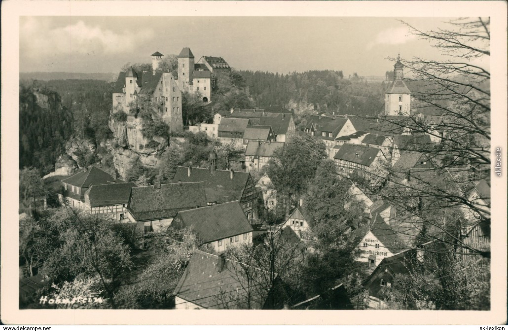 Ansichtskarte Hohnstein (Sächs. Schweiz) Burg Hohnstein 1953 - Hohnstein (Sächs. Schweiz)