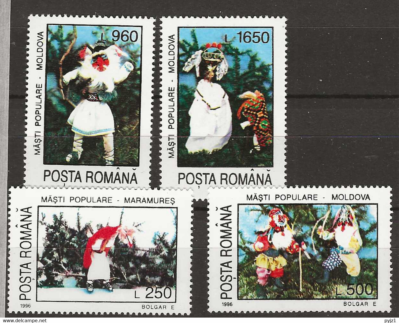 1996 MNH Romania Mi 5155-58 Postfris** - Nuovi