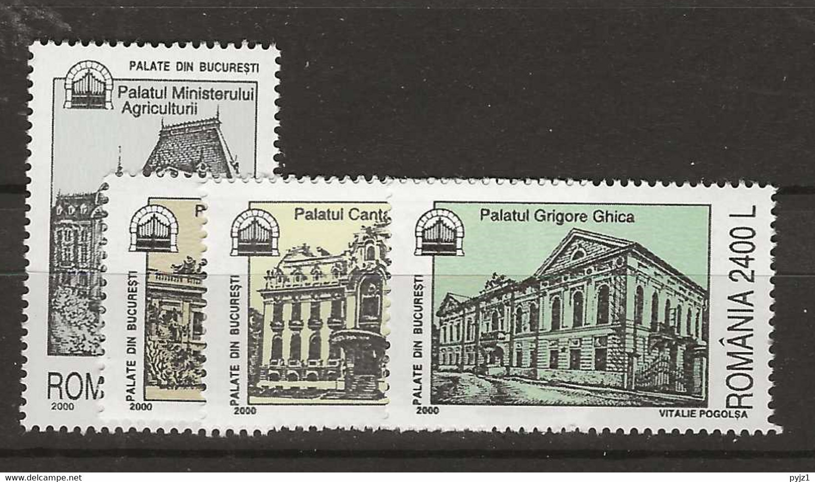 2000 MNH Romania 5519-22 Postfris** - Neufs