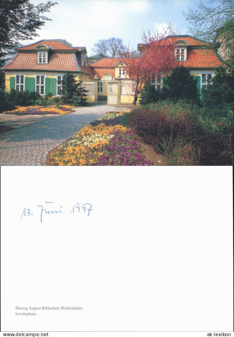 Ansichtskarte Wolfenbüttel Lessinghaus 1997 - Wolfenbuettel