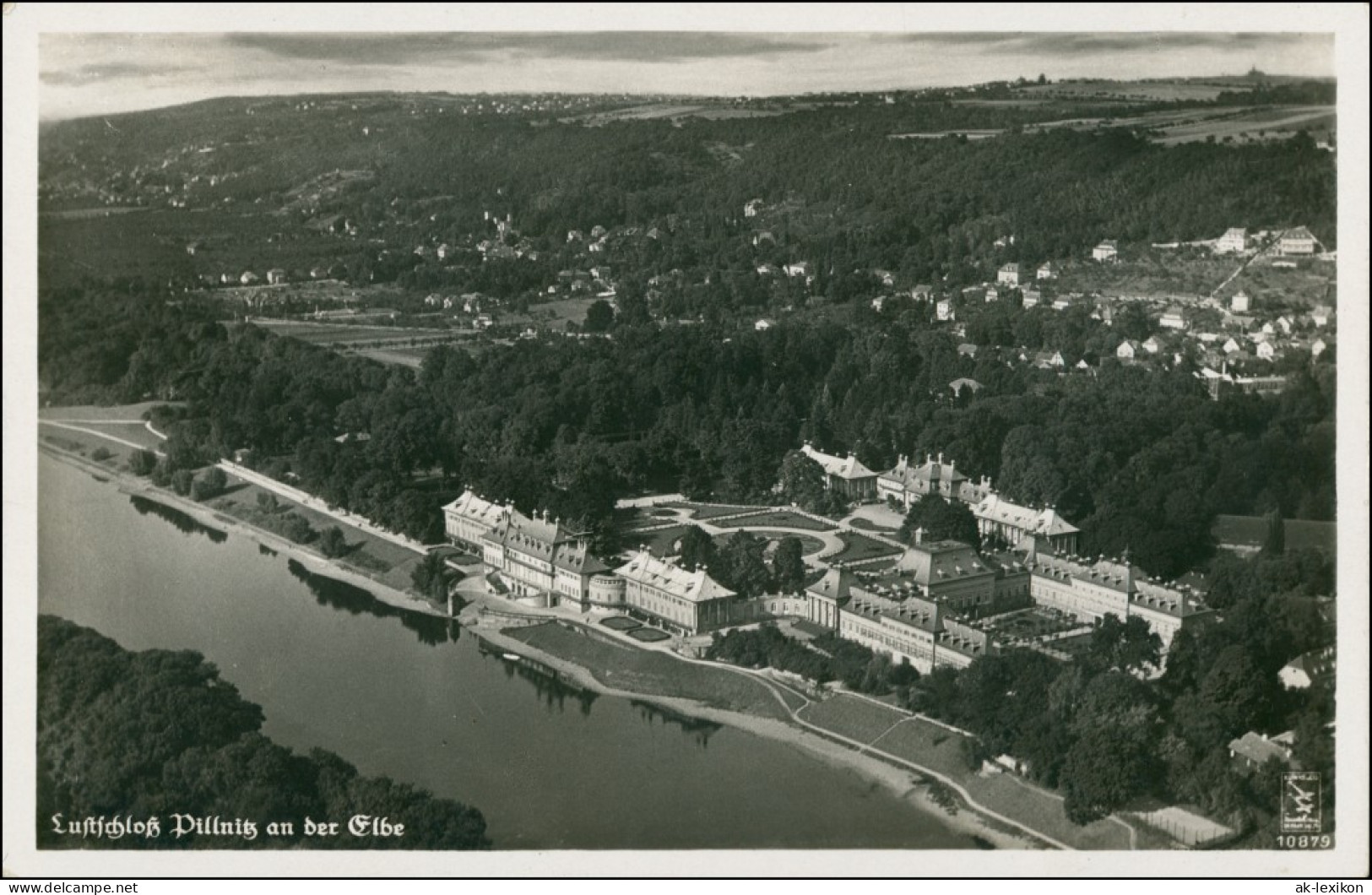 Ansichtskarte Pillnitz Luftbild Mit Hinterland 1932  - Pillnitz