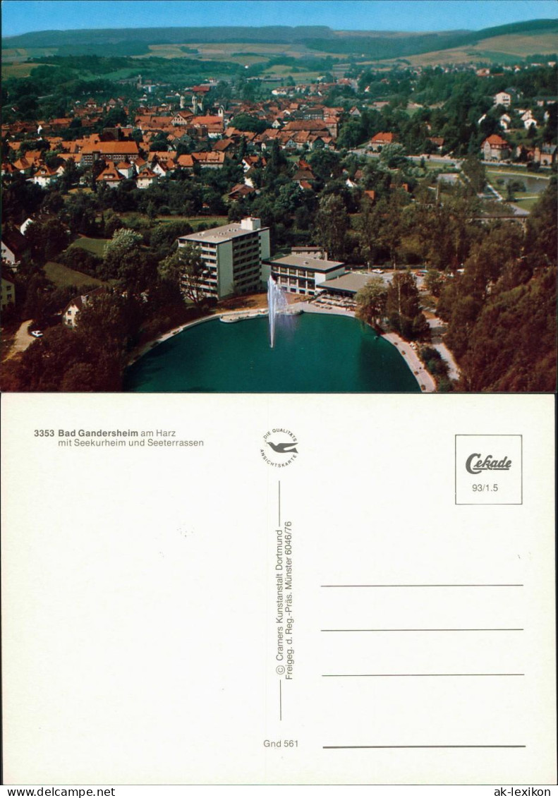 Ansichtskarte Bad Gandersheim Luftbild 1993 - Bad Gandersheim