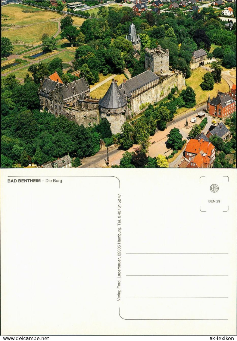Ansichtskarte Bad Bentheim Die Burg Luftbild 1990 - Bad Bentheim