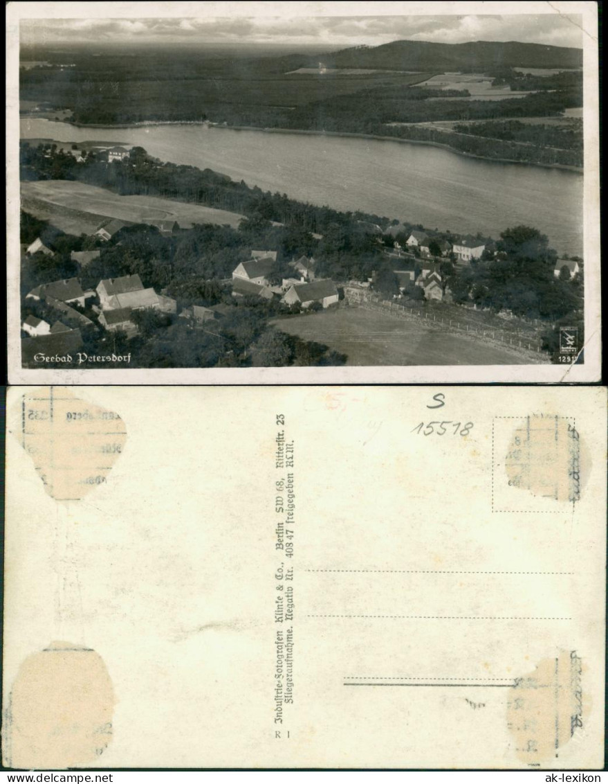 Ansichtskarte Petersdorf-Bad Saarow Luftbild 1932 - Bad Saarow
