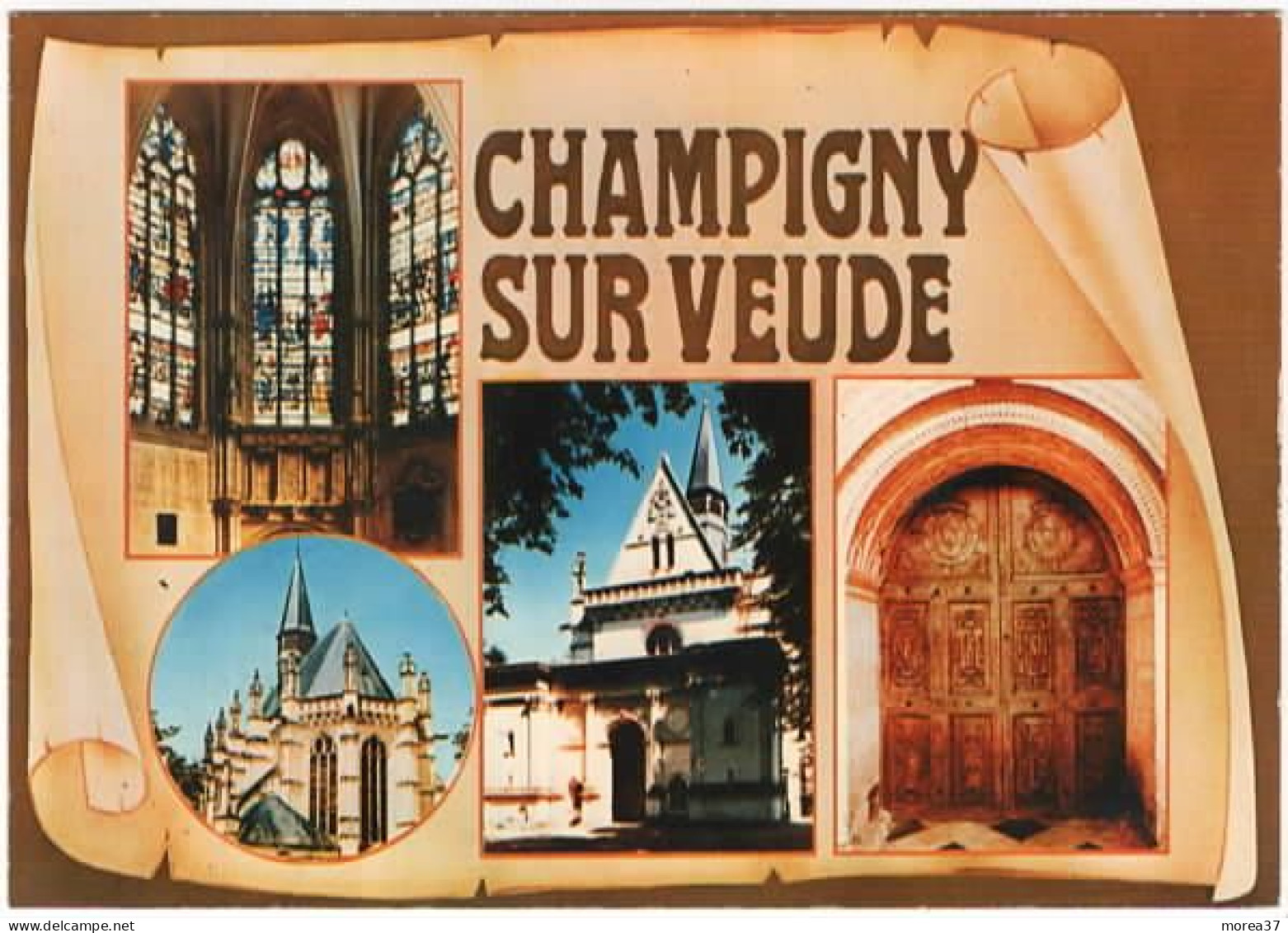 CHAMPIGNY SUR VEUDE La Chapelle Saint Louis   Vitraux Renaissance - Champigny-sur-Veude