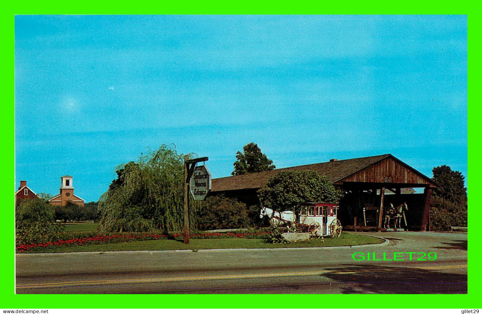 SHELBURNE, VT - OLD COVERED BRIDGE & SHELBURNE MUSEUM - FORWARD'S COLOR PRODUCTIONS INC - KOPPEL COOLOR CARDS - - Altri & Non Classificati