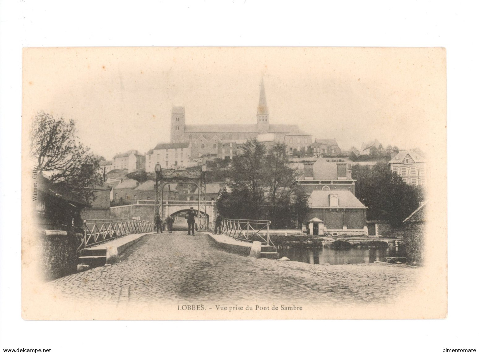 LOBBES VUE PRISE DU PONT DE SAMBRE - Lobbes