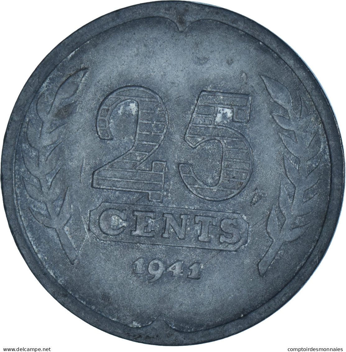 Monnaie, Pays-Bas, 25 Cents, 1941 - 25 Cent