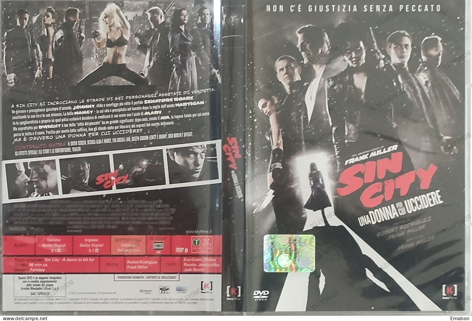 BORGATTA - FANTASY - Dvd SIN CITY UNA DONNA PER CUI UCCIDERE - PAL 2 - KEY FILMS 2015 - USATO In Buono Stato - Ciencia Ficción Y Fantasía