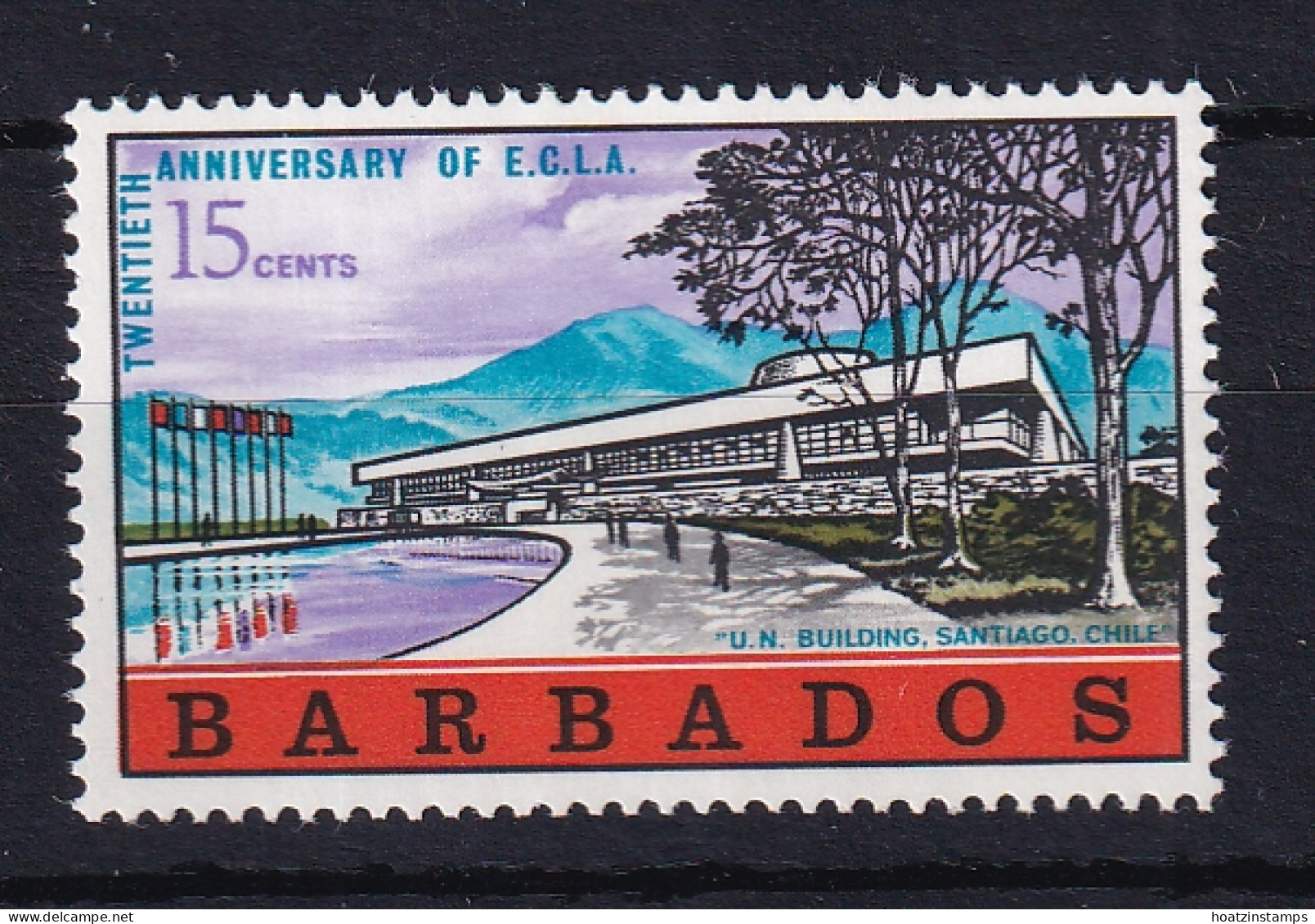 Barbados: 1968   20th Anniv Of The Economic Commission For Latin America    MNH - Barbados (1966-...)