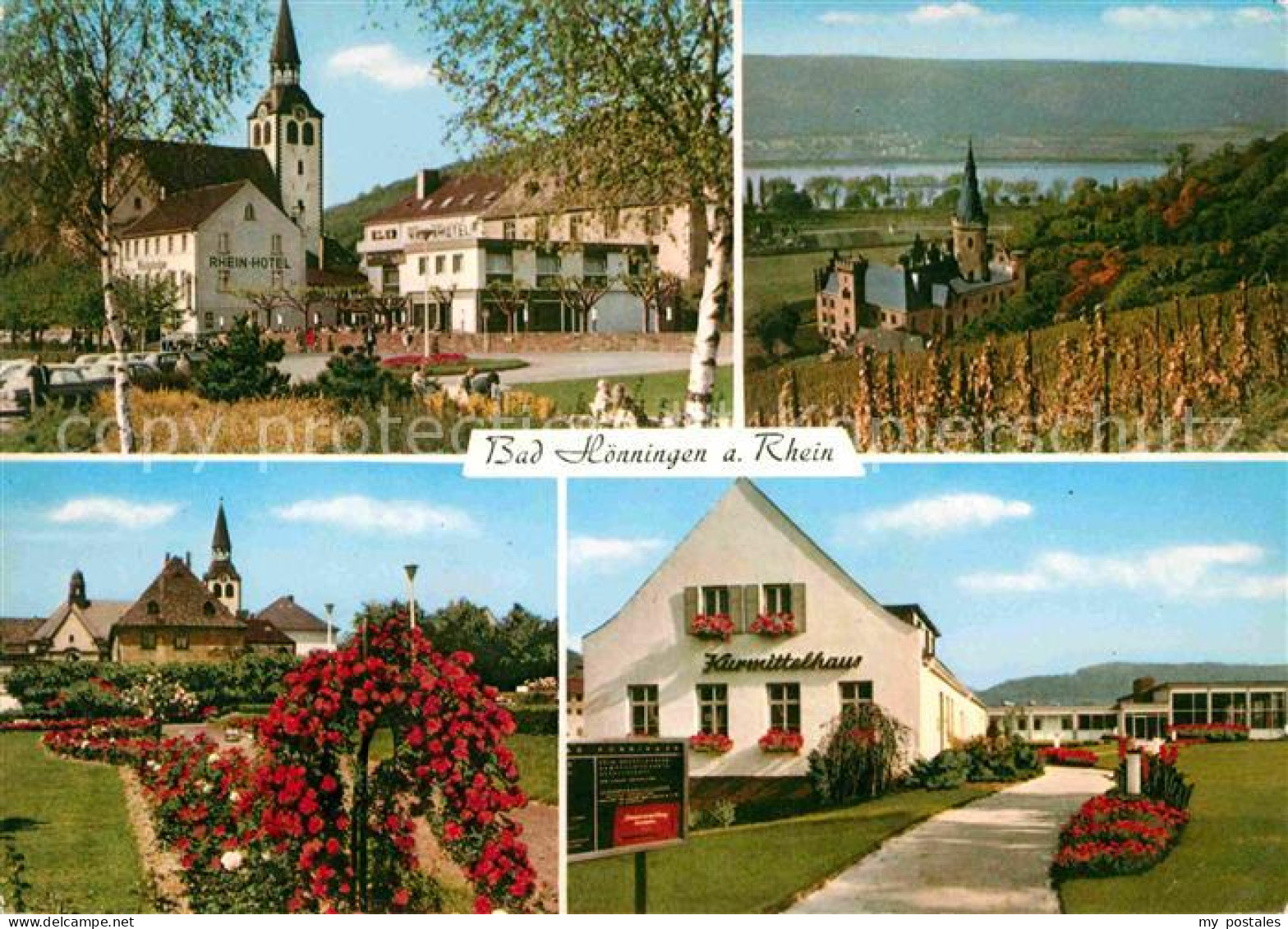 72667994 Bad Hoenningen Kirche Rheinpartie Kurmittelhaus Bad Hoenningen - Bad Hoenningen