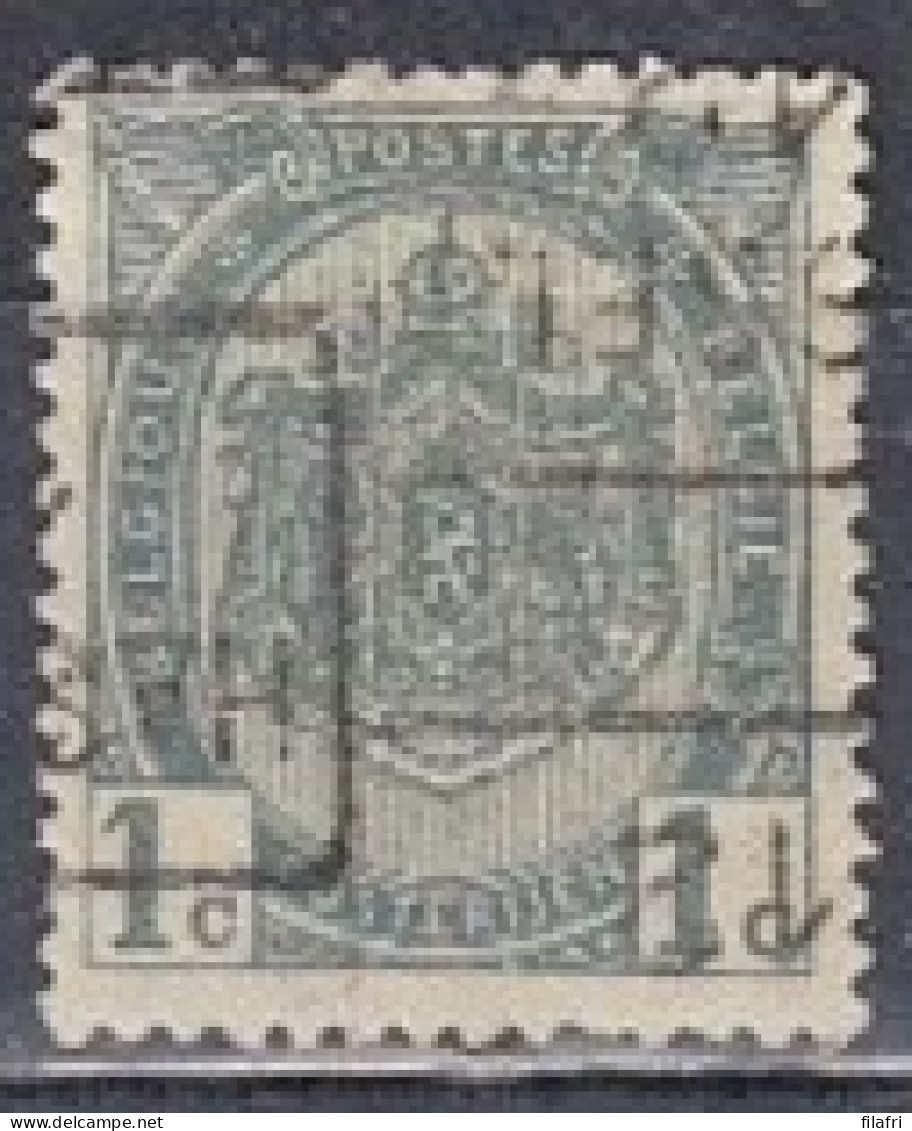 1837 Voorafstempeling Op Nr 81 - HASSELT 12  - Positie D - Rollenmarken 1910-19