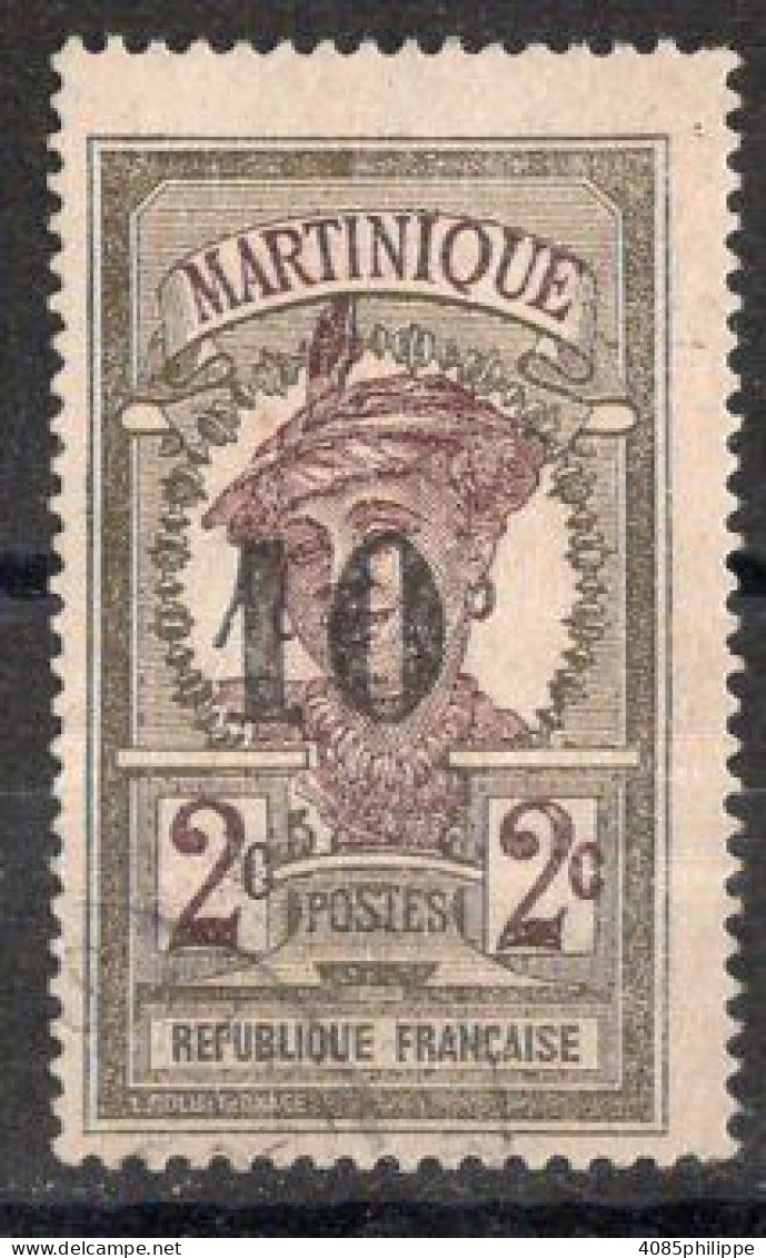 Martinique Timbre-poste N°84 Oblitéré TB Cote : 3€00 - Gebraucht