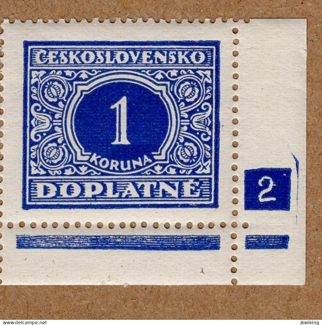 1928 - Doplatní - Definitivní Vydání - č. DL62 - Deskové číslo - Nuovi