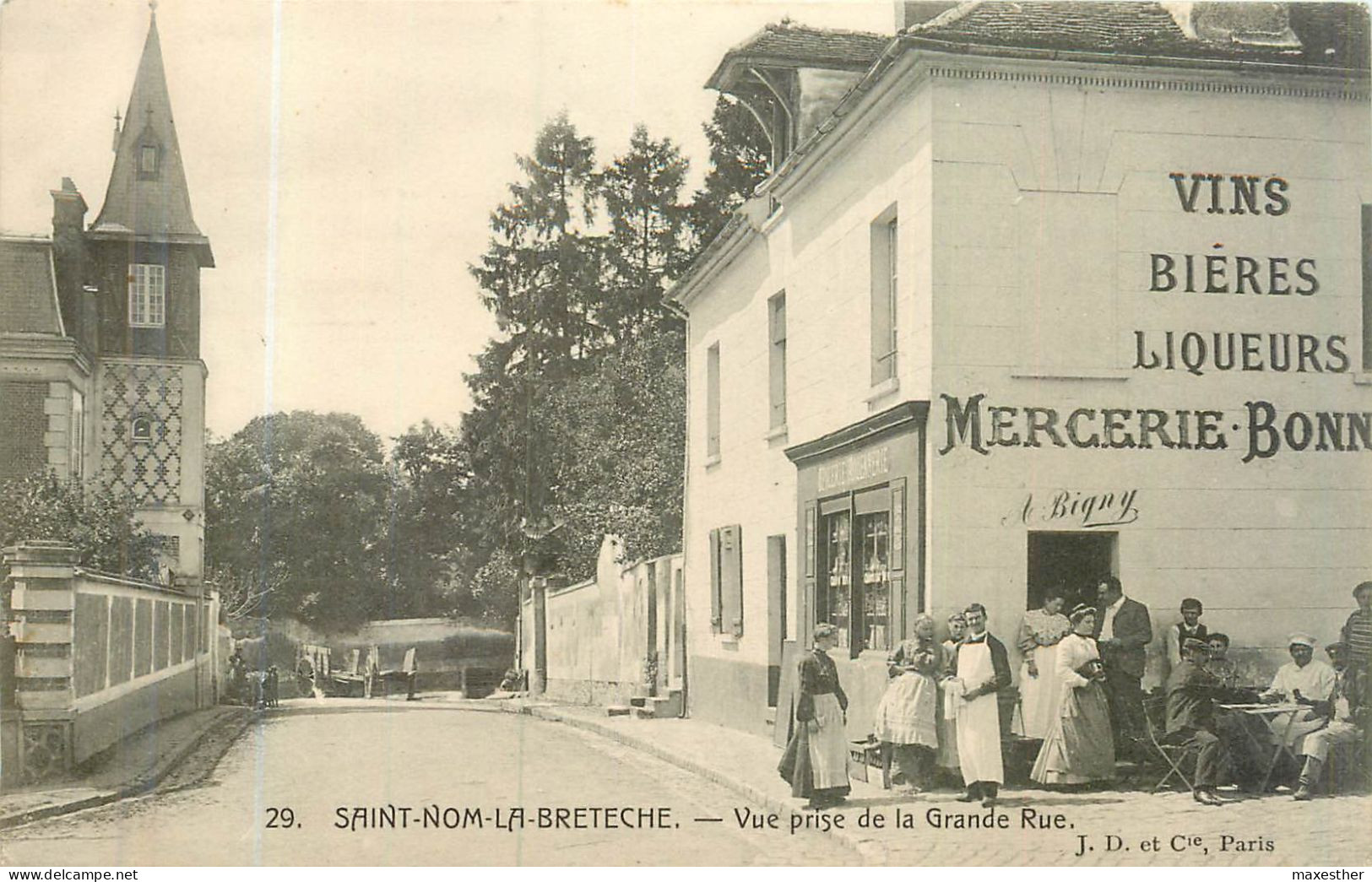 SAINT NOM LA BRETÊCHE Vue Prise Depuis La Grande Rue - St. Nom La Breteche