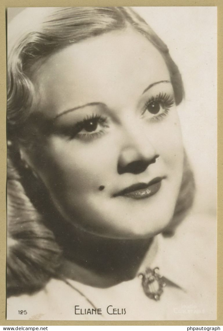 Élyane Célis (1914-1962) - Chanteuse Belge - Page De Carnet Signée + Photo - 1956 - Chanteurs & Musiciens