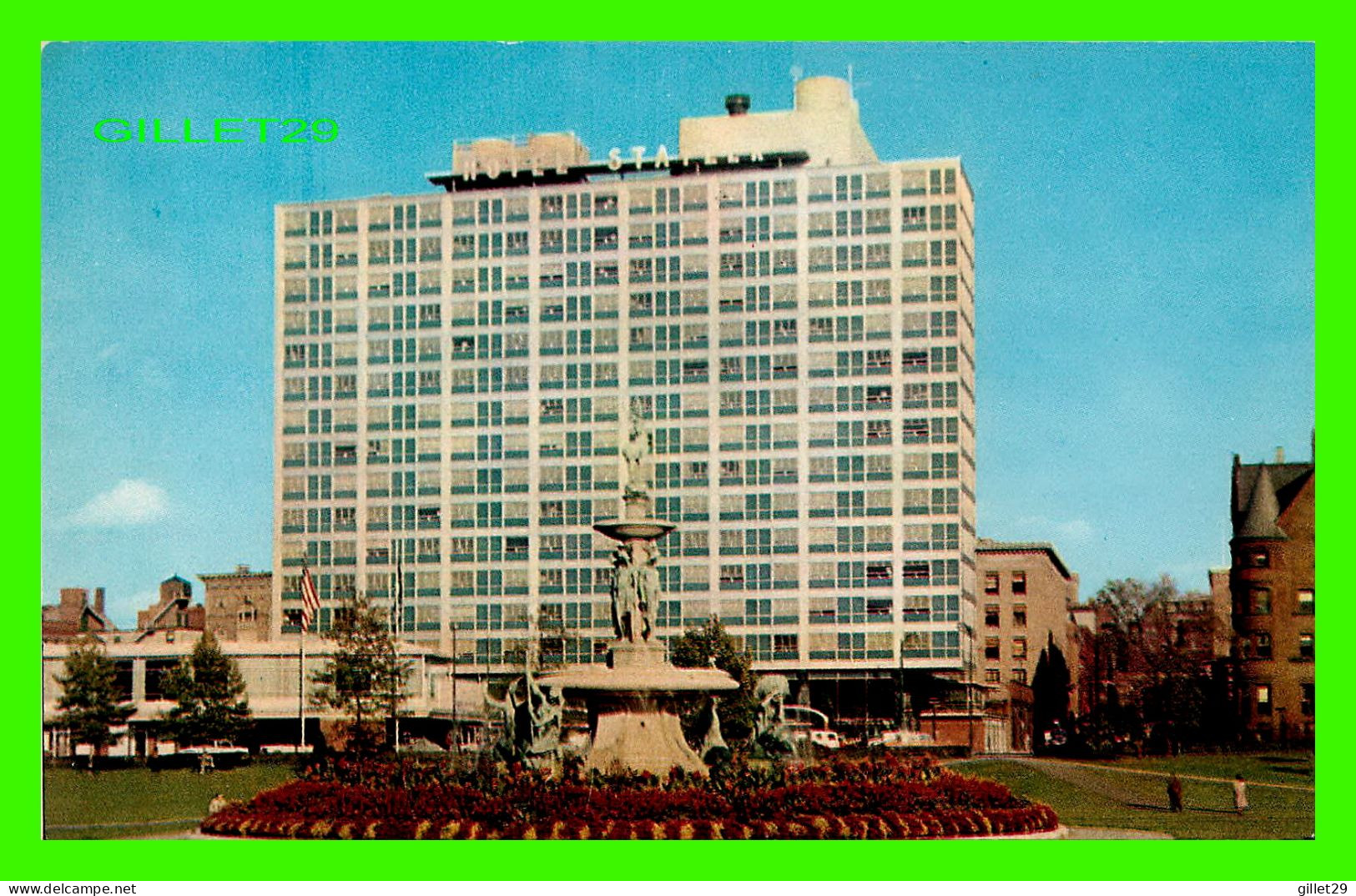 HARTFORD, CT - STATLER HOTEL - PUB. BY   H.P. KOPPLEMANN - CURTEICHCOLOR - - Hartford