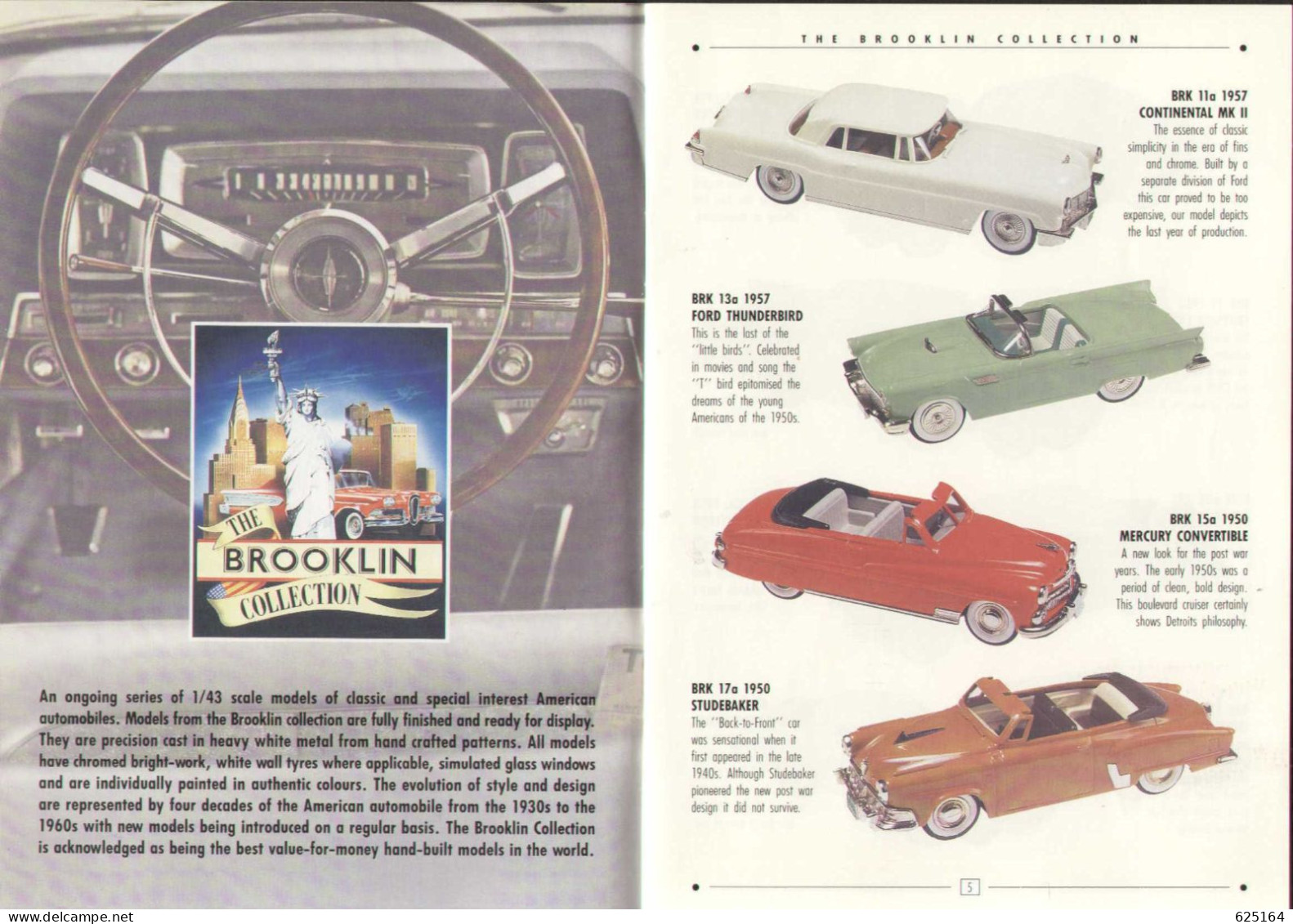 Catalogue BROOKLIN COLLECTION 1988 Vol.1 Spring 1988 Automodelli - Anglais