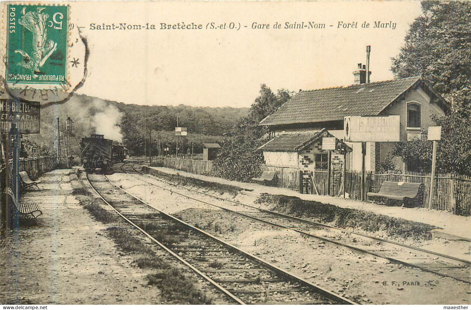 SAINT NOM LA BRETÊCHE Gare De St Nom, Forêt De Marly (train) - St. Nom La Breteche