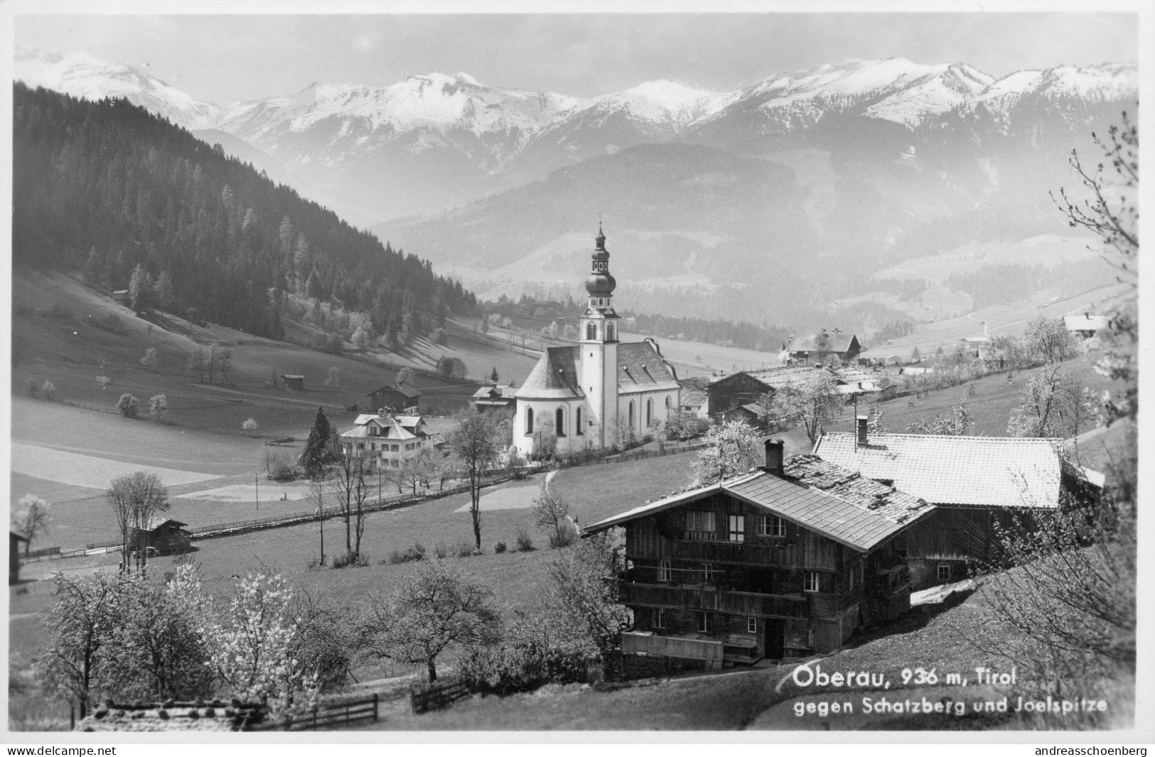 Oberau Gegen Schatzberg Und Joelspitze - Wildschönau