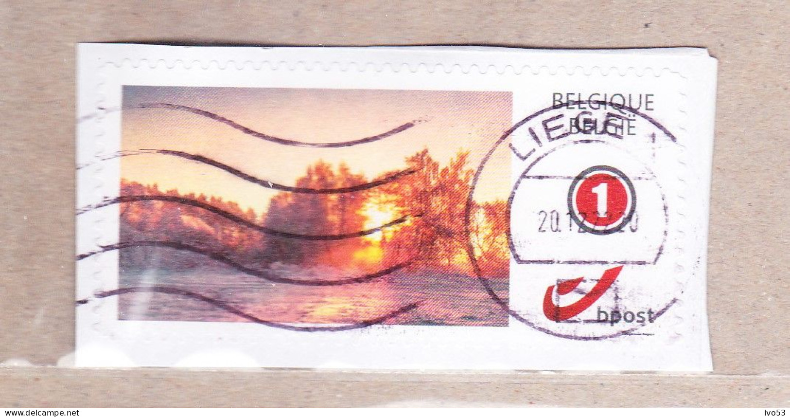 2011 Nr 4182/83 Duo-stamp / My Stamp,gestempeld Op Fragment. - Oblitérés