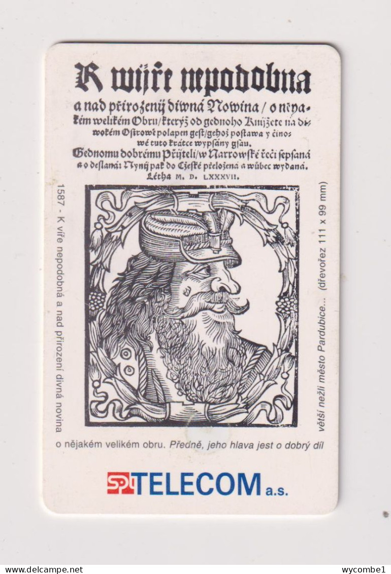 CZECH REPUBLIC - 1587 Illustration Chip Phonecard - Czech Republic