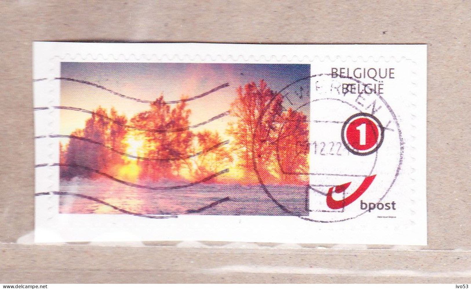 2011 Nr 4182/83 Duo-stamp / My Stamp,gestempeld Op Fragment. - Gebruikt