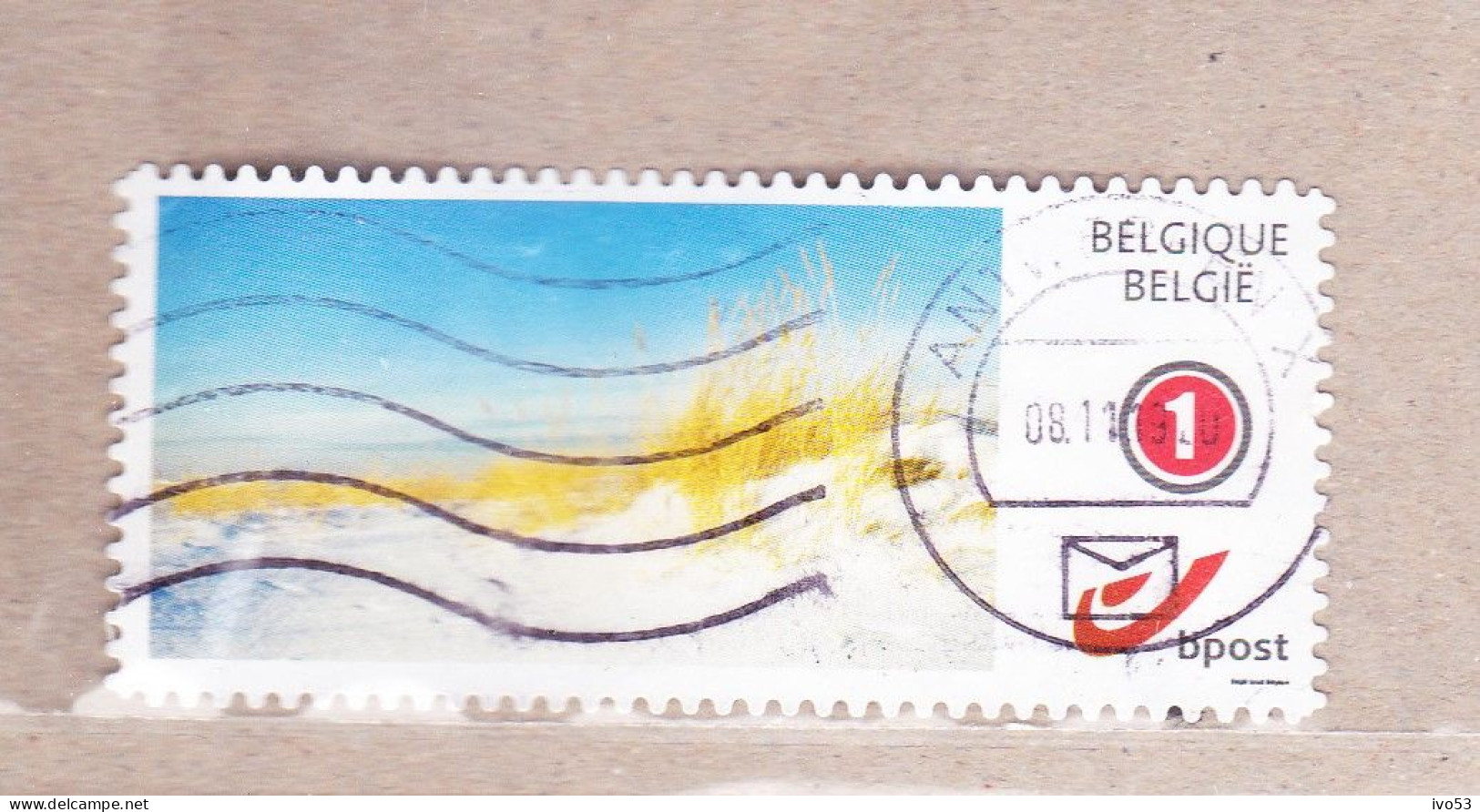 2011 Nr 4182/83 Duo-stamp / My Stamp,gestempeld Op Fragment. - Used Stamps