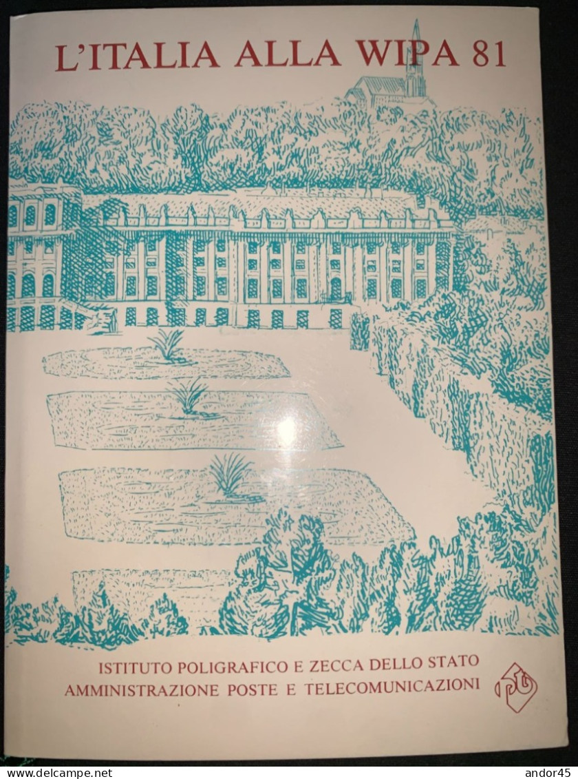 FOLDER "L'ITALIA ALLA WIPA 81" ISTITUTO POLIGRAFICO E ZECCA DELLO STATO AMMINISTRAZIONE POSTE E TELECOMUNICAZIONI CON AL - Folder