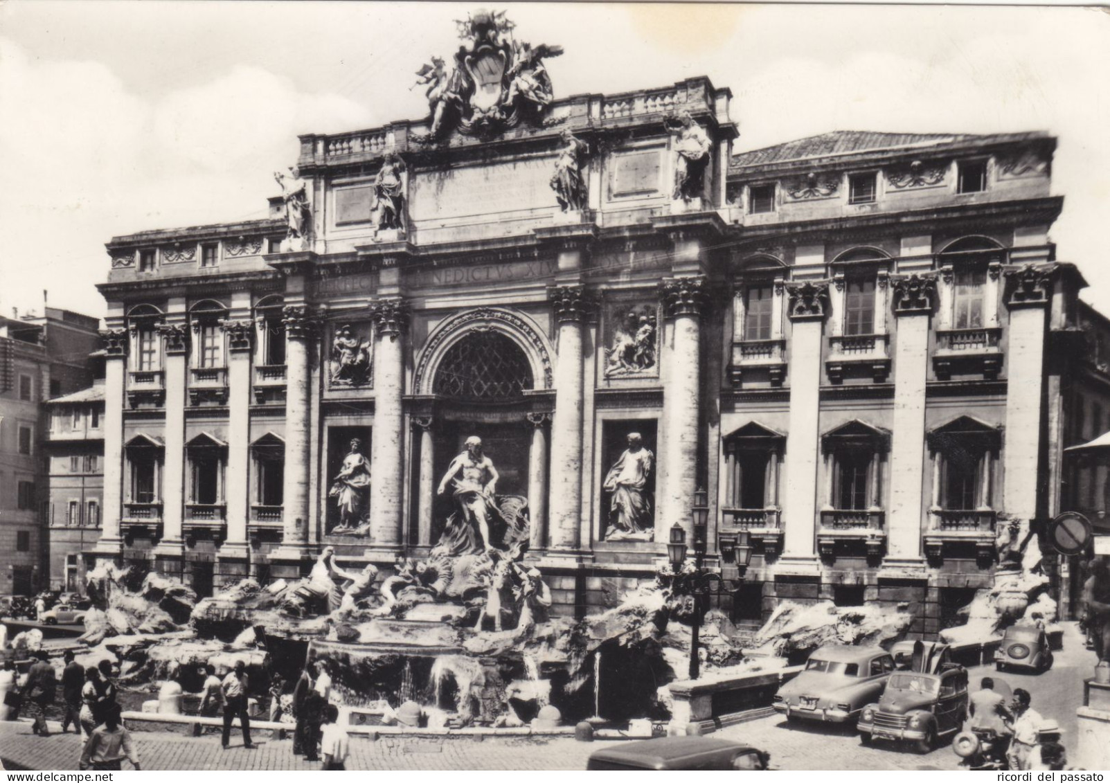 Cartolina Roma - Fontana Di Trevi - Fontana Di Trevi