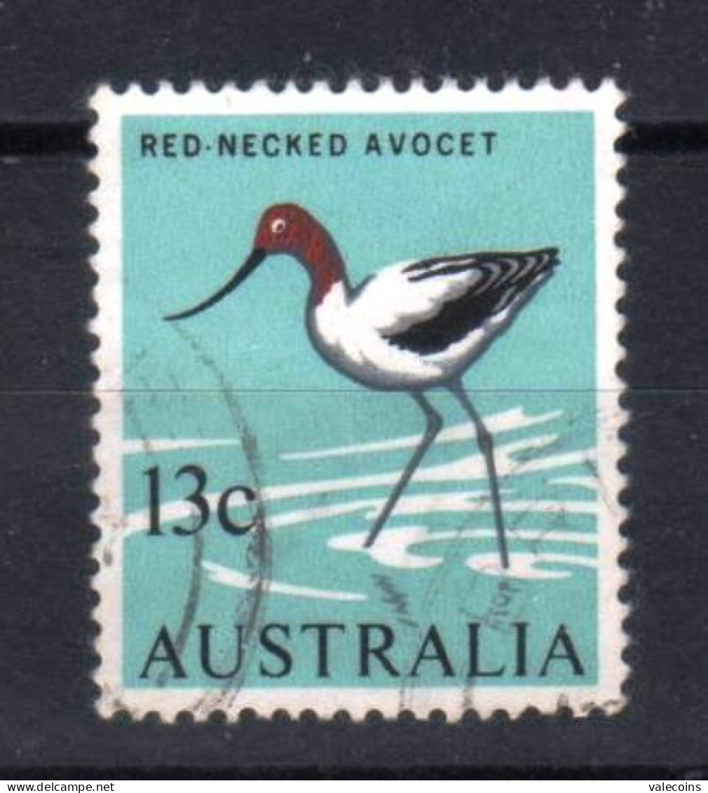 AUSTRALIA - 1966 - Recurvirostra Novaehollandiae - 13 Cent - Uccelli Birds  - Used Stamp        MyRef:EX - Collections, Lots & Séries