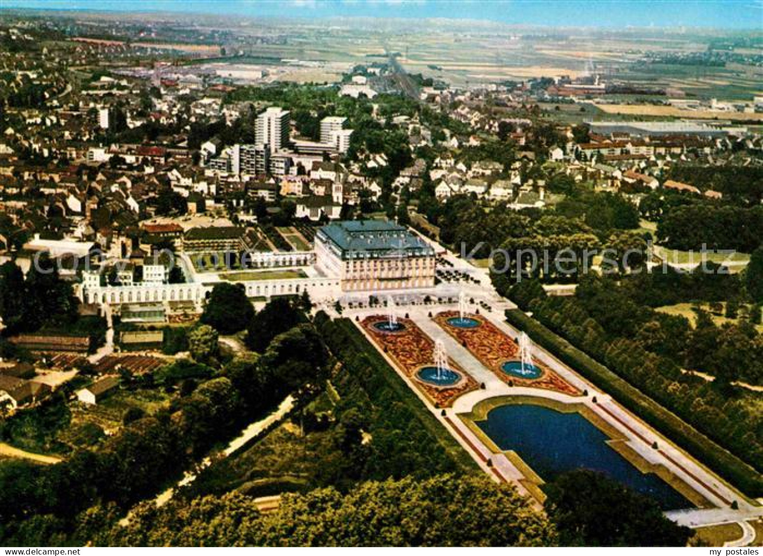 72667094 Bruehl Rheinland Fliegeraufnahme Schloss Augustusburg Bruehl - Brühl