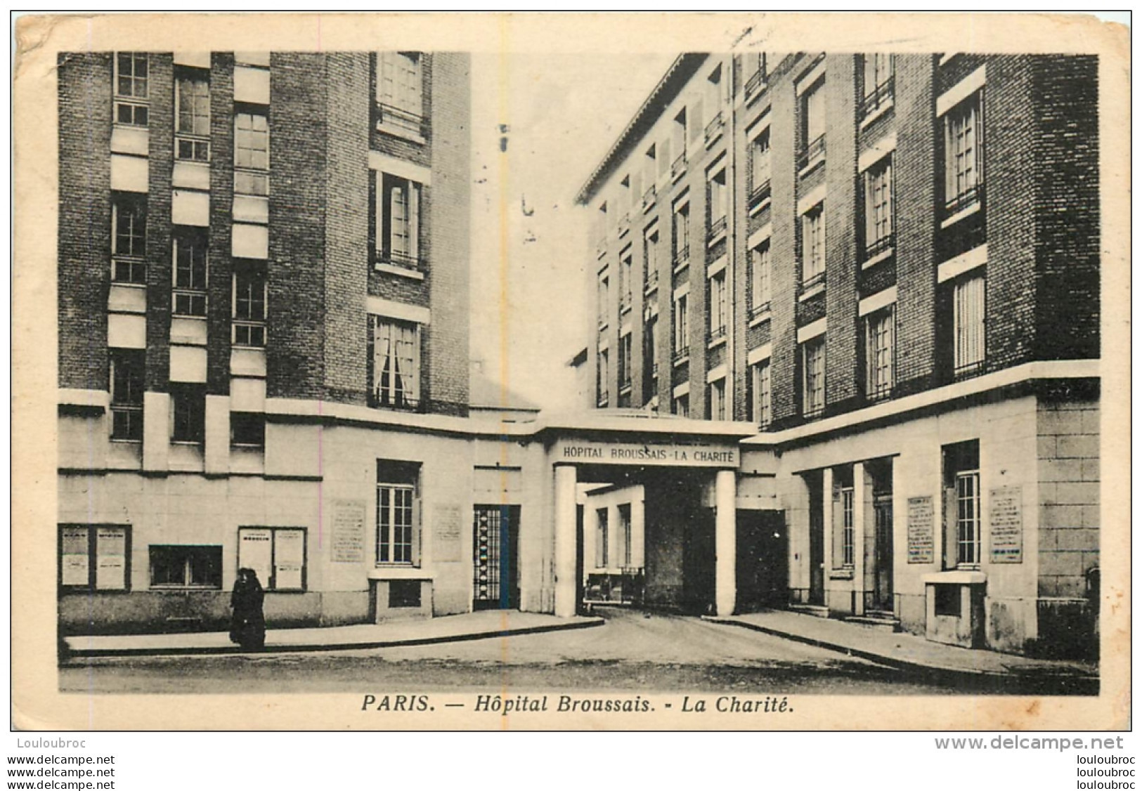 PARIS HOPITAL BROUSSAIS LA CHARITE - Santé, Hôpitaux