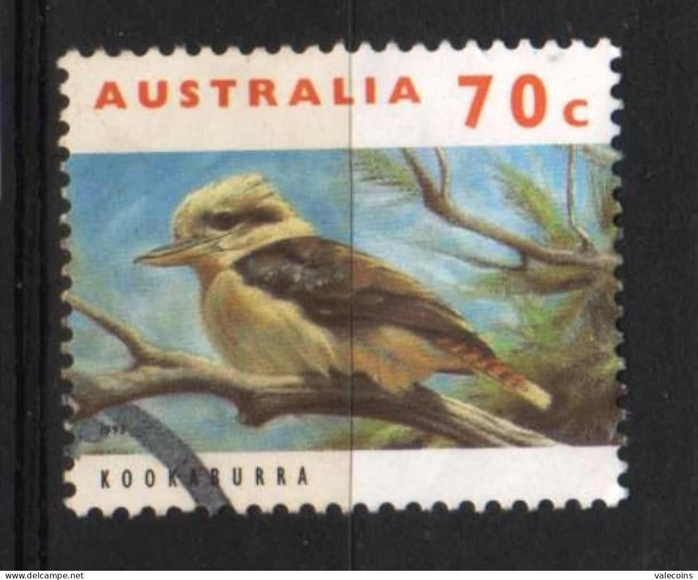 AUSTRALIA - 1997 - Alcedo Novaeguineae - 70 Cent - Uccelli Birds  - Used Stamp        MyRef:EX - Collezioni & Lotti