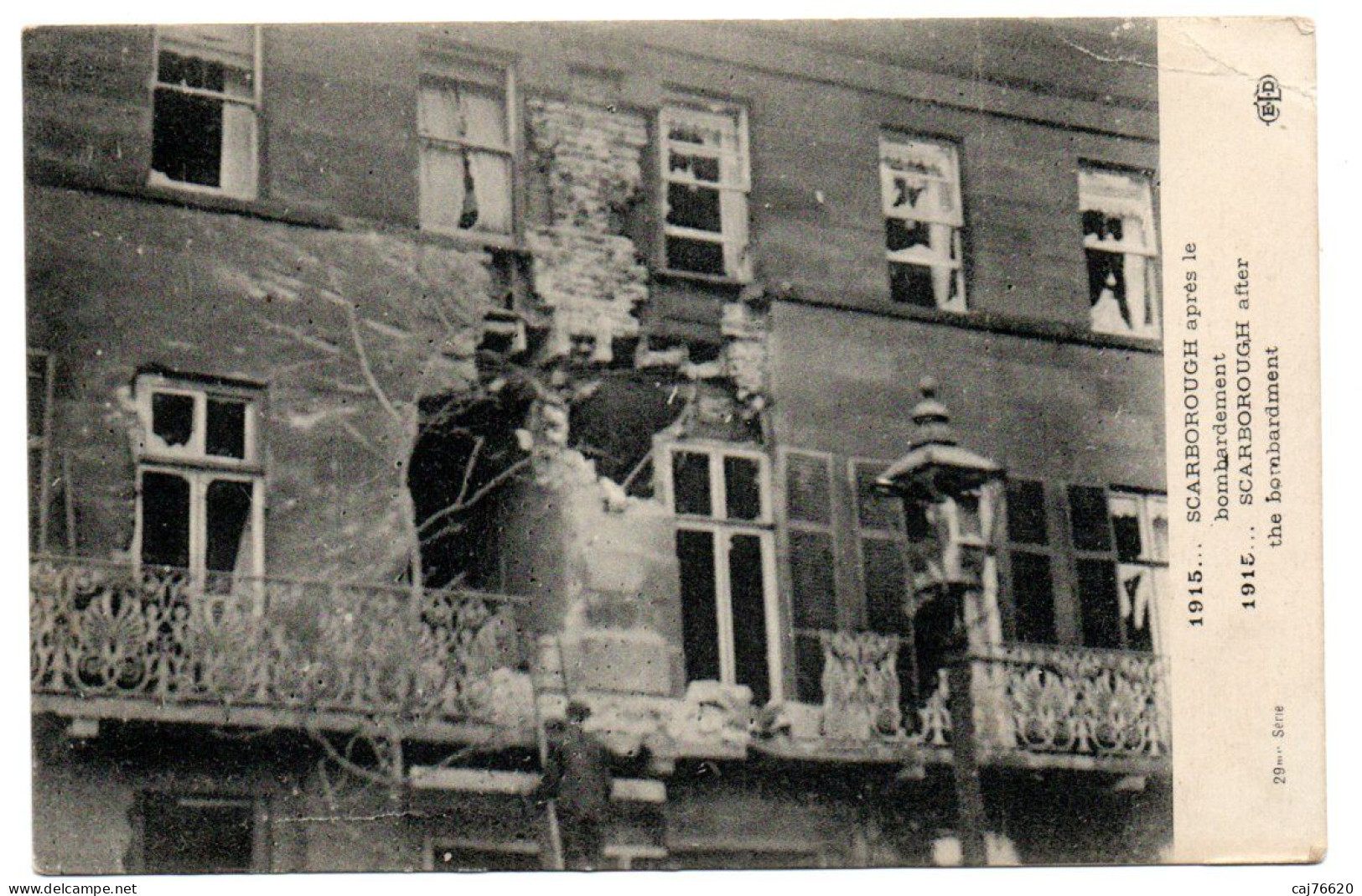 1915 , Scarborough Après Le Bombardement - Scarborough