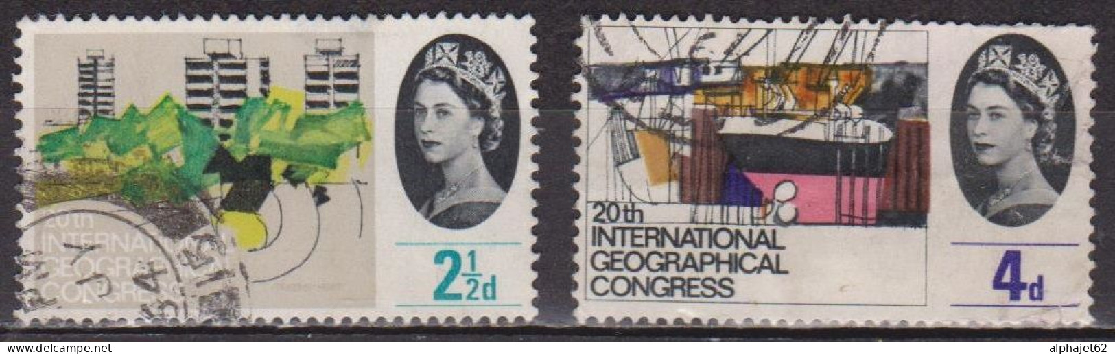 Congrès De Géographie - GRANDE BRETAGNE - Habitat - N° 387-388 - 1964 - Used Stamps
