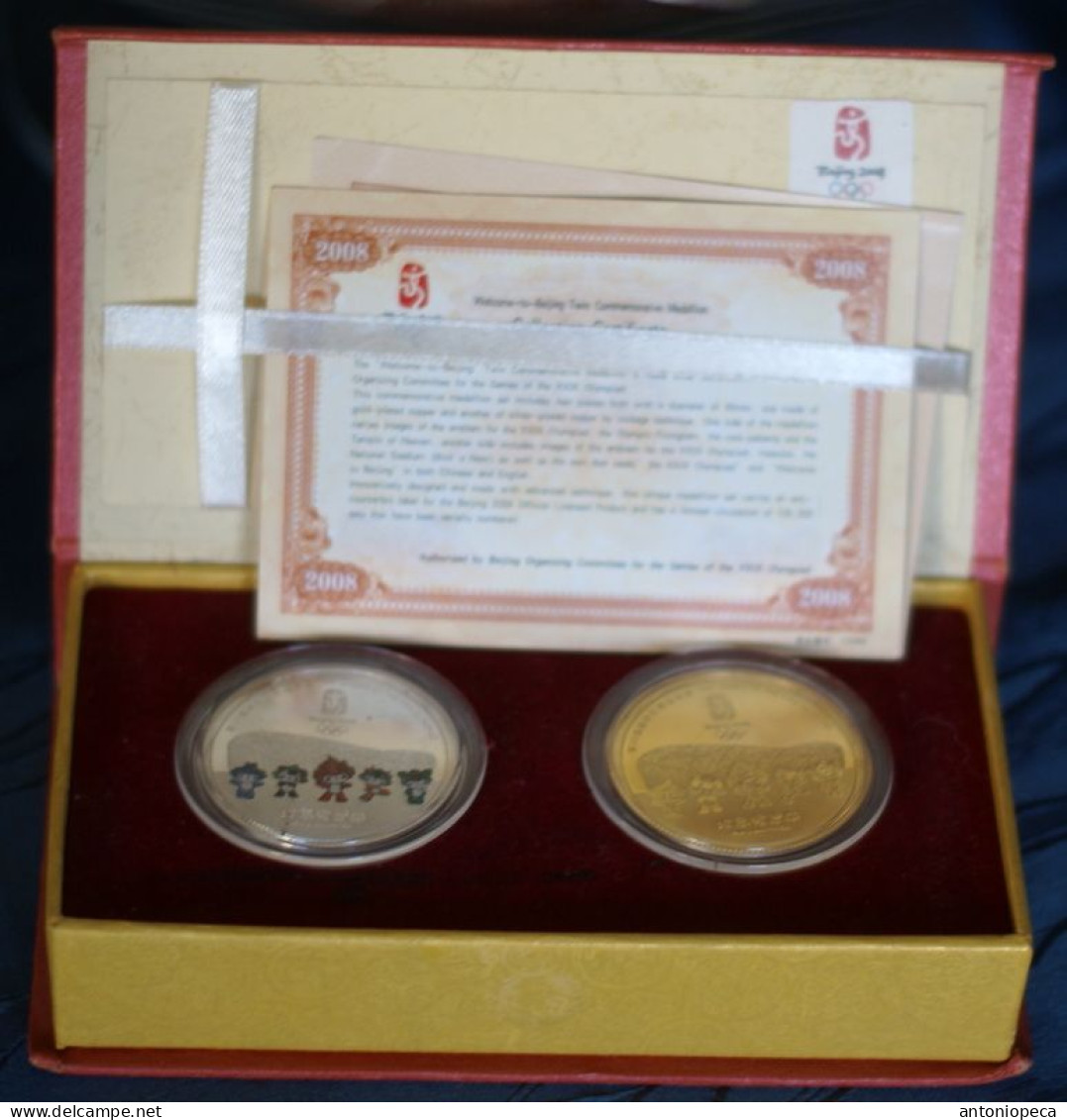 CINA 2008, GIOCHI OLIMPICI PECHINO, ORIGINAL MEDALS - Other & Unclassified