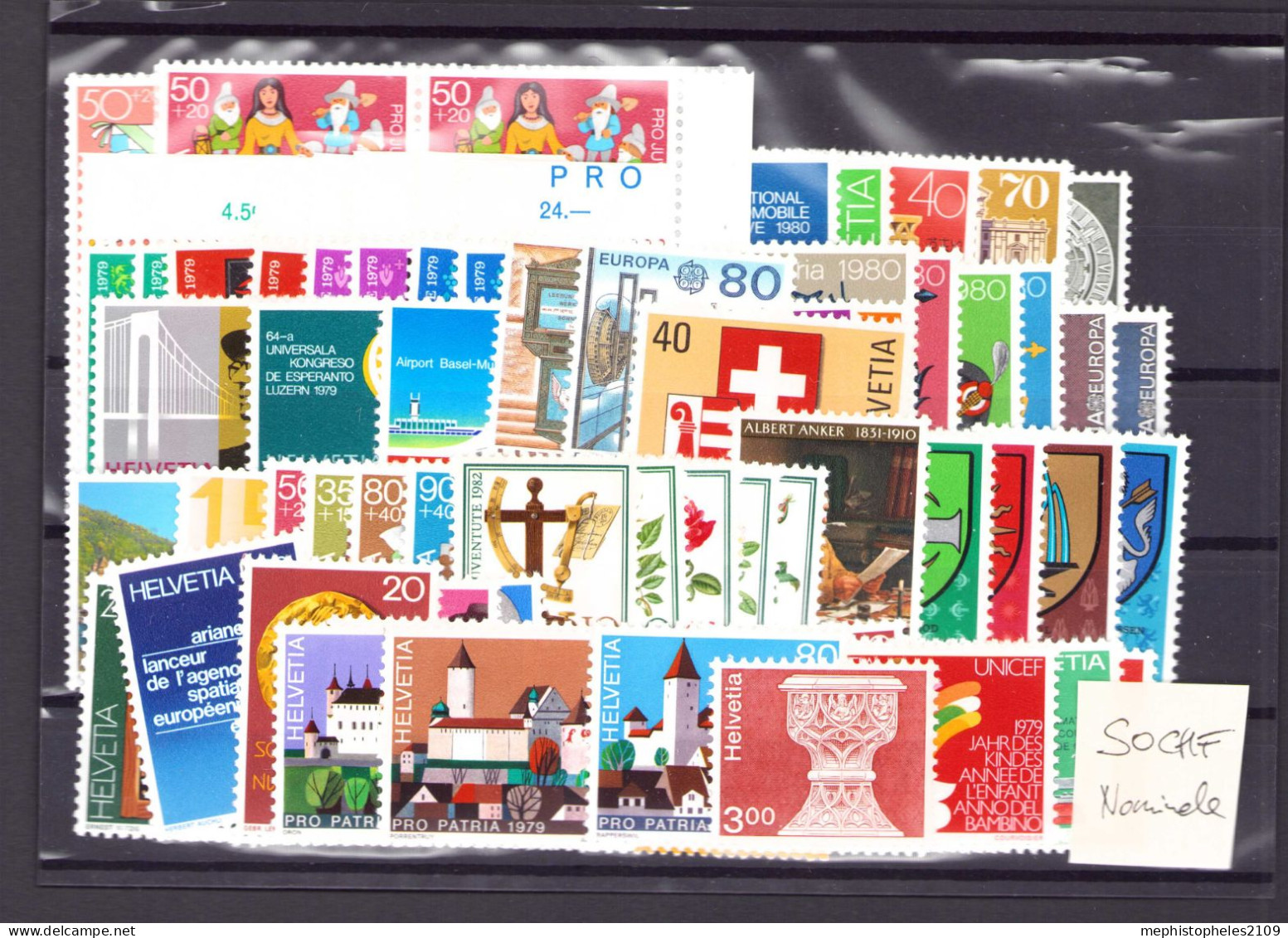 SCHWEIZ - Postfrisch - 50CHF Frankaturgültige Nominale! - Unused Stamps