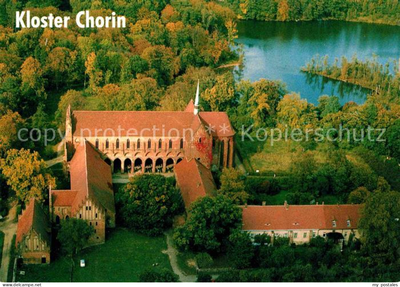 72666321 Chorin Kloster Fliegeraufnahme Chorin - Chorin