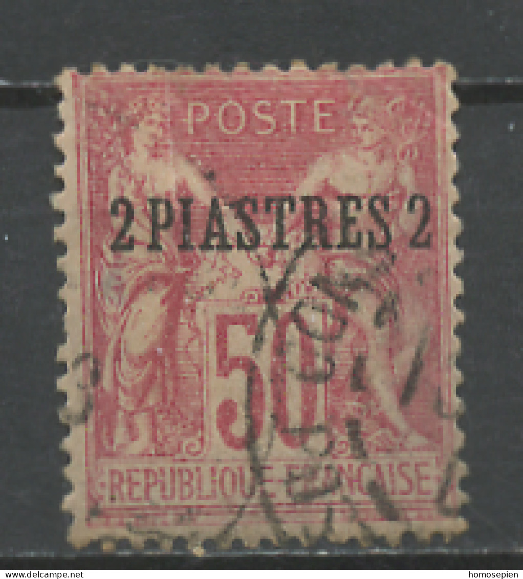 Levant Bureau Français - Levante 1886-1901 Y&T N°6 - Michel N°6 (o) - 2pis50c Type Sage - Type 1 - Used Stamps