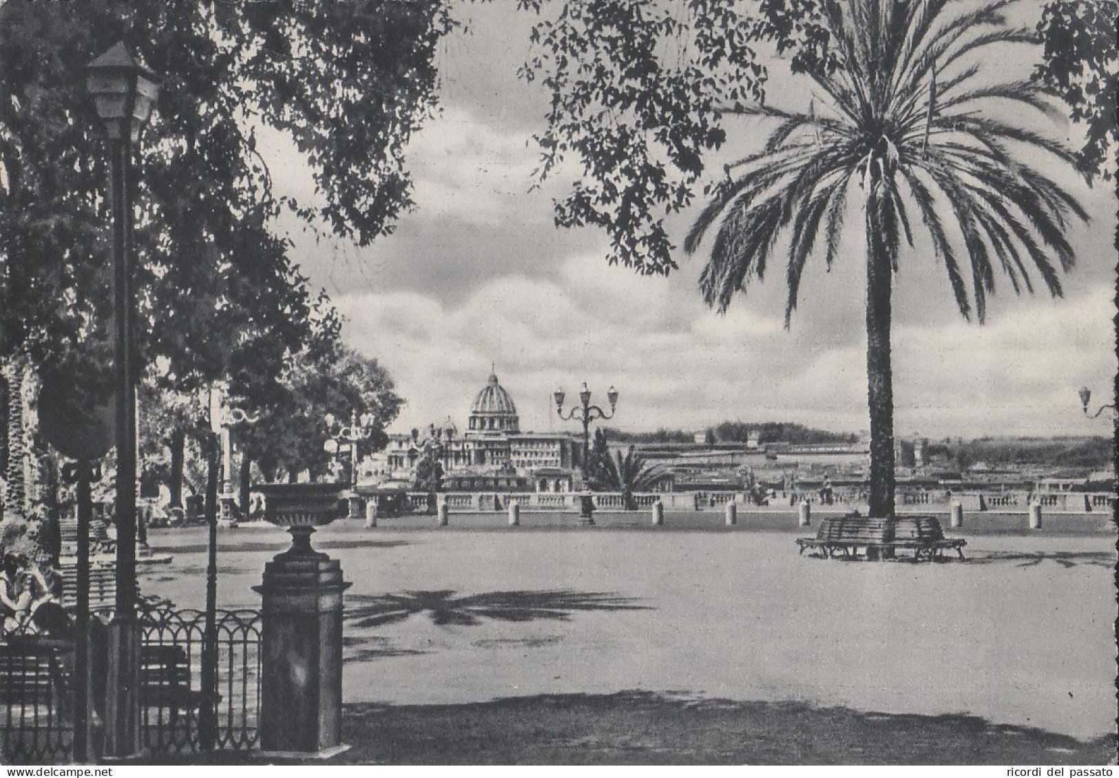 Cartolina Roma - Panorama Dal Pincio - Tarjetas Panorámicas