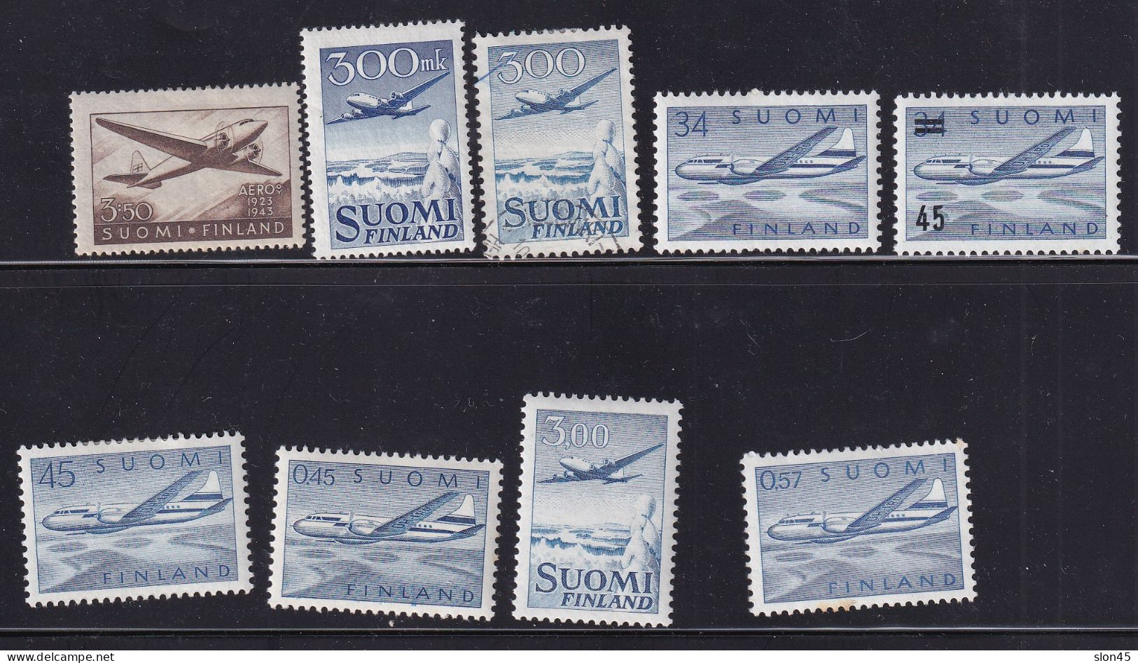 Finland 1944/70 Airmail Collection MH/U 15935 - Neufs